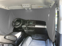 Frontscheibe Vorhang kompatibel mit Ford Tourneo Transit Custom ab 2012-2022 in Grau