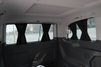 Maß Gardinen für Mercedes Vito & Viano W639 nur für 3 Fenster (99) in Schwarz