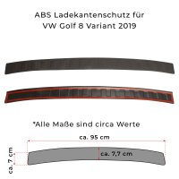 ABS Ladekantenschutz in Schwarz für VW Golf 8 Variant (2019)