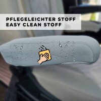 Wohnmobil Armlehnenbezug Typ 1 für Fiat Ducato, Peugeot Boxer, Citroen Jumper Grau