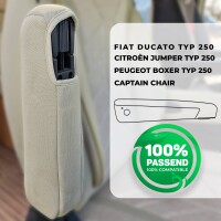 Wohnmobil Armlehnenbezug Typ 1 für Fiat Ducato, Peugeot Boxer, Citroen Jumper Beige