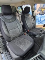 BMW X5 E70 Baujahr 2006-2013 kompatible Schonbezüge in Schwarz/Grau Muster 05