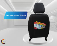 Seat Altea Baujahr 2004-2015 kompatible Schonbezüge in Schwarz/Grau 01