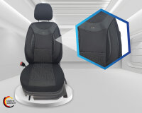 Seat Cordoba 6L Baujahr 2002-2008 kompatible Schonbezüge in Schwarz/Schwarz 04