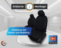 Maß Schonbezüge für Mercedes Sprinter W902 ab 1995-2006 N304